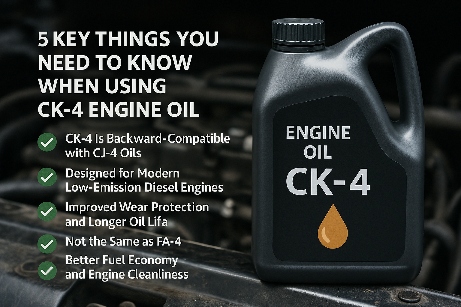 CK-4 Engine Oil